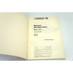 USED FRENCH ORIGINAL RENAULT 18 REPAIR MANUAL M.R.211