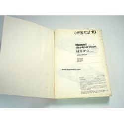 USED FRENCH ORIGINAL RENAULT 18 REPAIR MANUAL M.R.210