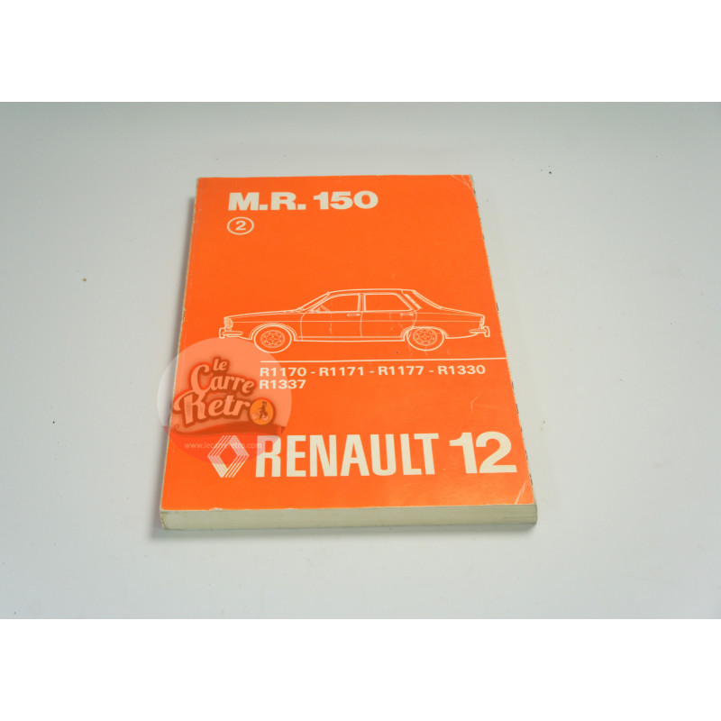 USED FRENCH ORIGINAL RENAULT 18 REPAIR MANUAL M.R.150