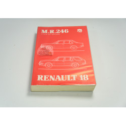 USED FRENCH ORIGINAL RENAULT 18 REPAIR MANUAL M.R.246