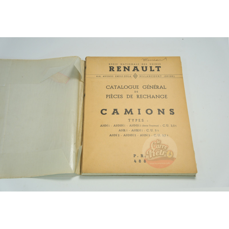 CATALOGUE GENERAL DE PIECE DE RECHANGE CAMIONS P.R.488