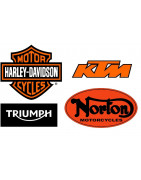 KTM, HARLEY DAVIDSON,BMW,TRIUMPH,NORTON